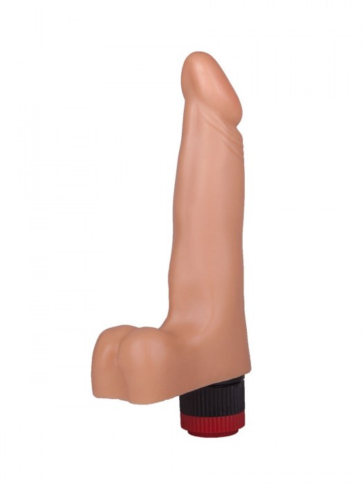 Классический реалистик с вибрацией - 17,8 см. - LOVETOY (А-Полимер)