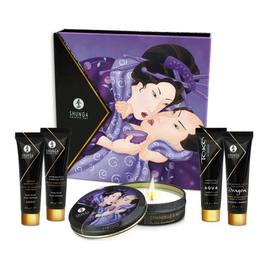 Подарочный набор Geishas secret из 5 предметов - Shunga - купить с доставкой в Новом Уренгое