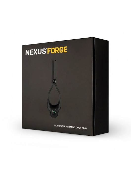 Черное эрекционное лассо с вибрацией Nexus Forge - Nexus Range - в Новом Уренгое купить с доставкой