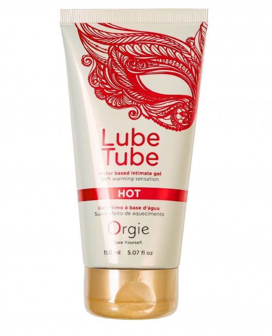 Интимный гель на водной основе Lube Tube Hot с разогревающим эффектом - 150 мл. - ORGIE - купить с доставкой в Новом Уренгое