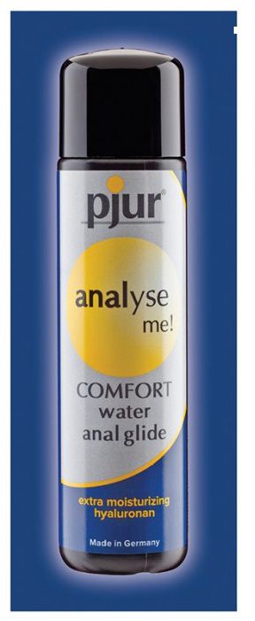 Анальный лубрикант pjur ANALYSE ME Comfort Water Anal Glide - 2 мл. - Pjur - купить с доставкой в Новом Уренгое