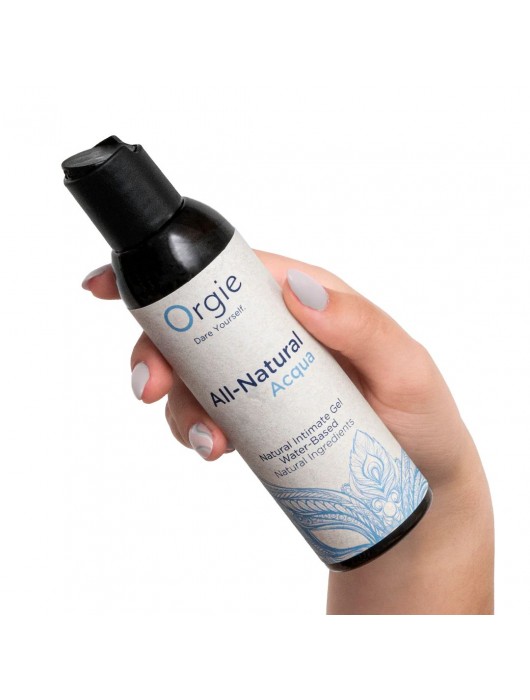 Интимный гель на водной основе Orgie All-Natural Acqua - 150 мл. - ORGIE - купить с доставкой в Новом Уренгое