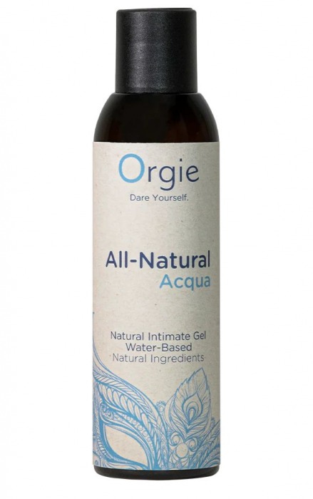 Интимный гель на водной основе Orgie All-Natural Acqua - 150 мл. - ORGIE - купить с доставкой в Новом Уренгое