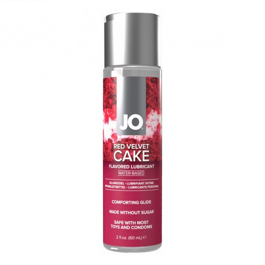 Лубрикант на водной основе JO H2O Red Velvet Cake Flavored Lubricant - 60 мл. - System JO - купить с доставкой в Новом Уренгое