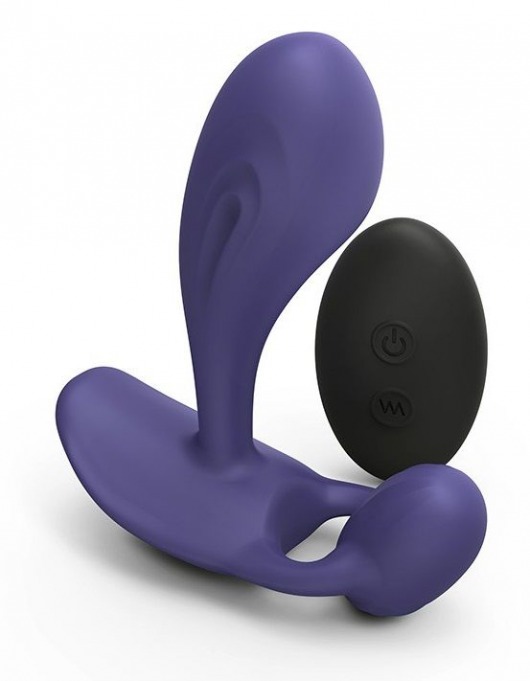 Темно-синий вибромассажер Witty P G Vibrator with Remote Control - Love to Love - в Новом Уренгое купить с доставкой