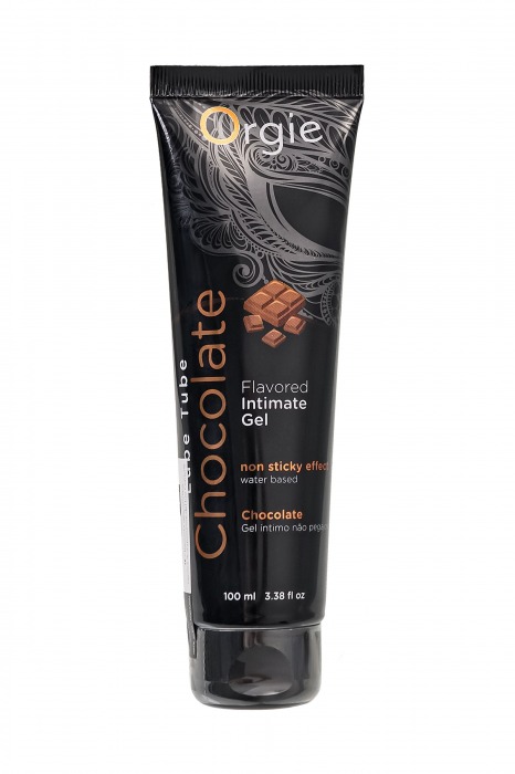 Интимный гель на водной основе Lube Tube Chocolate с шоколадным вкусом - 100 мл. - ORGIE - купить с доставкой в Новом Уренгое