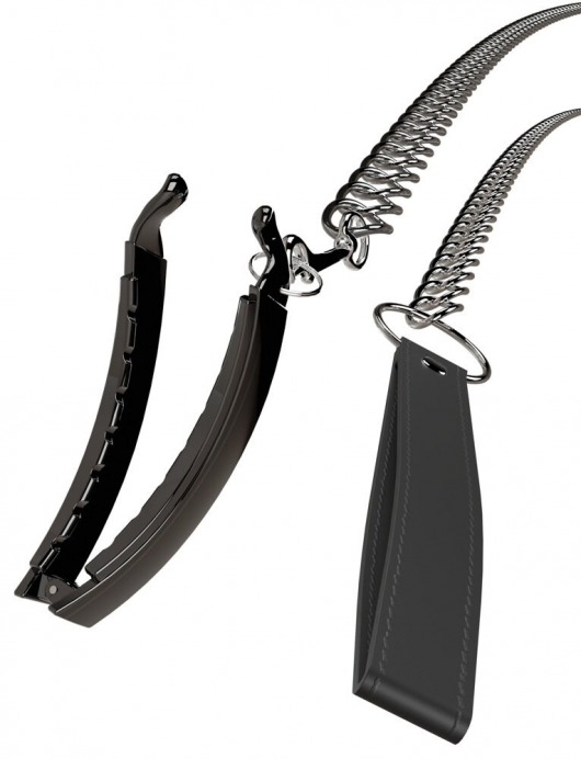 Зажим для половых губ с поводком Pussy Clamp With A Leash - Orion - купить с доставкой в Новом Уренгое
