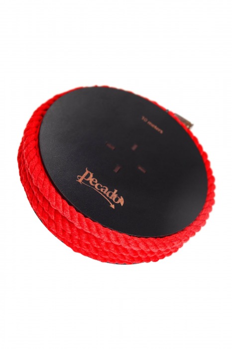 Красная веревка для шибари на катушке - 10 м. - Pecado - купить с доставкой в Новом Уренгое