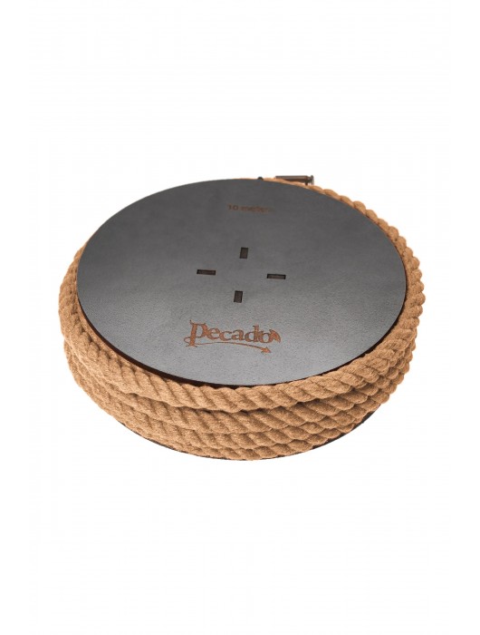 Джутовая веревка для шибари на катушке - 10 м. - Pecado - купить с доставкой в Новом Уренгое