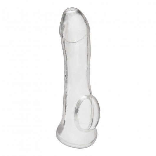 Прозрачная насадка на пенис Transparent Penis Enhancing Sleeve Extension - 15,9 см. - BlueLine - в Новом Уренгое купить с доставкой