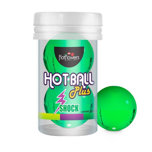 Лубрикант на силиконовой основе Hot Ball Plus с покалывающим эффектом (2 шарика по 3 гр.) - HotFlowers - купить с доставкой в Новом Уренгое