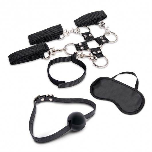 Набор для фиксации из 7 предметов Hogtie   Ball Gag Kit - Lux Fetish - купить с доставкой в Новом Уренгое