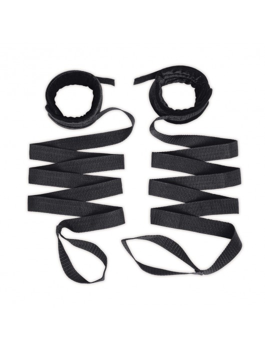 Эротический набор 4PC Bondage Bed Strap   Flogger Kit - Lux Fetish - купить с доставкой в Новом Уренгое