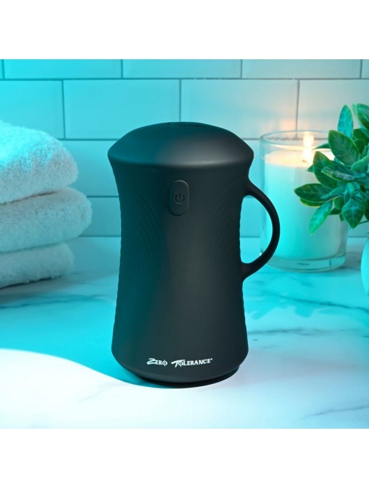 Черный вибромастурбатор с гироскопом Gyro Stroke - Zero Tolerance - в Новом Уренгое купить с доставкой