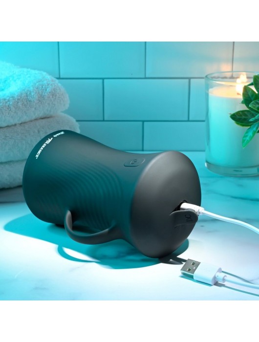 Черный вибромастурбатор с гироскопом Gyro Stroke - Zero Tolerance - в Новом Уренгое купить с доставкой