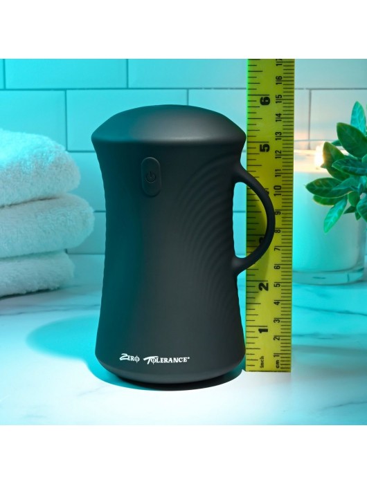 Черный вибромастурбатор с гироскопом Gyro Stroke - Zero Tolerance - в Новом Уренгое купить с доставкой