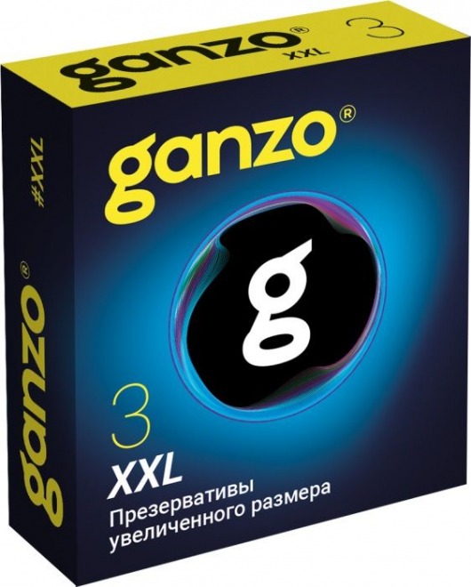 Презервативы увеличенного размера Ganzo XXL - 3 шт. - Ganzo - купить с доставкой в Новом Уренгое