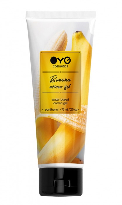 Лубрикант на водной основе OYO Aroma Gel Banana с ароматом банана - 75 мл. - OYO - купить с доставкой в Новом Уренгое