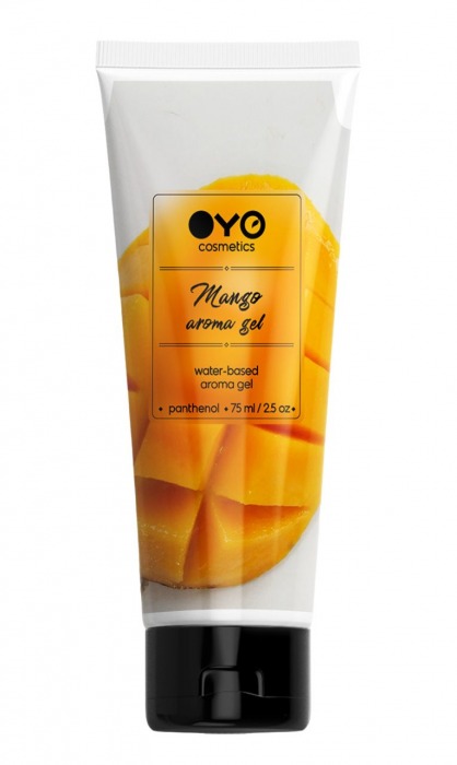 Лубрикант на водной основе OYO Aroma Gel Mango с ароматом манго - 75 мл. - OYO - купить с доставкой в Новом Уренгое