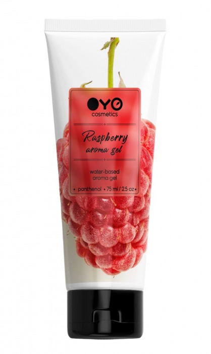 Лубрикант на водной основе OYO Aroma Gel Raspberry с ароматом малины - 75 мл. - OYO - купить с доставкой в Новом Уренгое