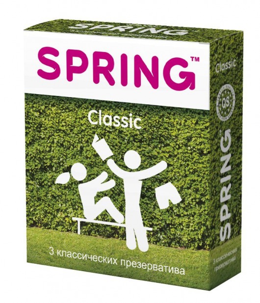 Классические презервативы SPRING CLASSIC - 3 шт. - SPRING - купить с доставкой в Новом Уренгое