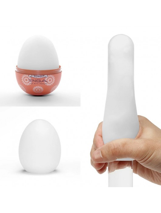 Мастурбатор-яйцо Tenga Egg Gear - Tenga - в Новом Уренгое купить с доставкой