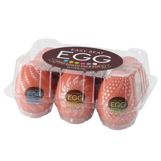 Набор из 6 мастурбаторов-яиц Tenga Egg Variety Pack V - Tenga - в Новом Уренгое купить с доставкой