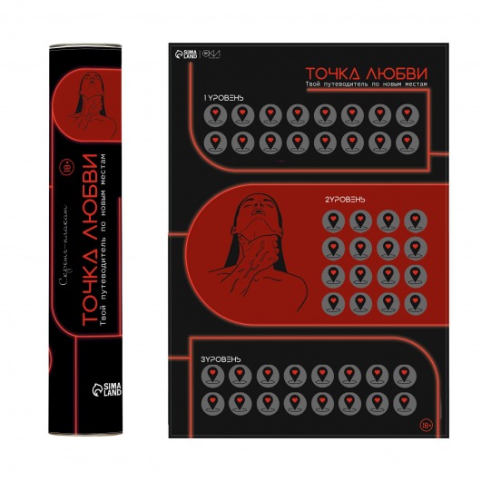 Плакат для двоих  Точка любви  со скретч-слоем - Сима-Ленд - купить с доставкой в Новом Уренгое