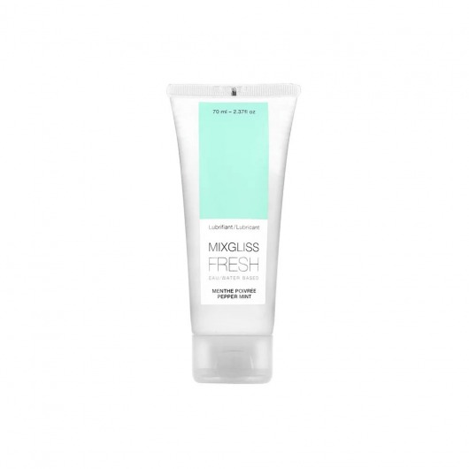 Лубрикант с охлаждающим эффектом Mixgliss Fresh Pepper Mint - 70 мл. - Strap-on-me - купить с доставкой в Новом Уренгое