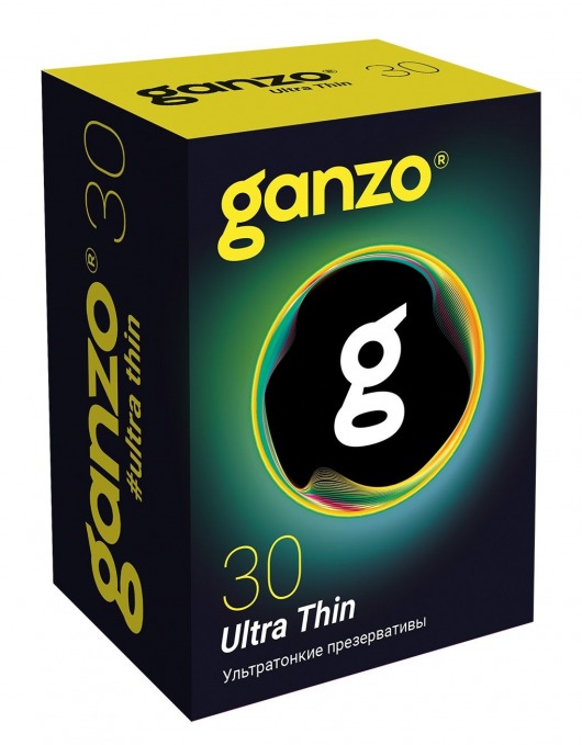 Супертонкие презервативы Ganzo Ultra thin - 30 шт. - Ganzo - купить с доставкой в Новом Уренгое