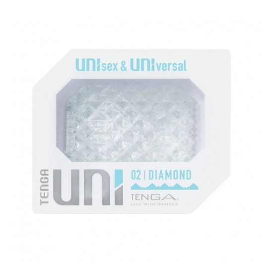 Прозрачный мастурбатор-стимулятор Tenga Uni Diamond - Tenga - в Новом Уренгое купить с доставкой