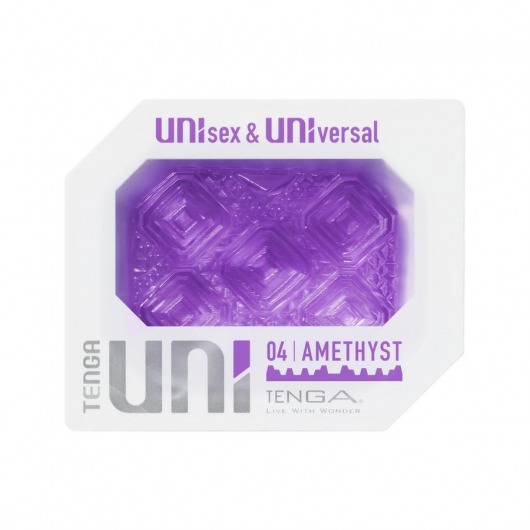 Фиолетовый мастурбатор-стимулятор Tenga Uni Amethyst - Tenga - в Новом Уренгое купить с доставкой