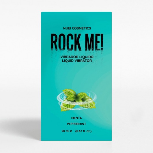 Жидкий вибратор Nuei Rock Me! с ароматом мяты - 20 мл. - Nuei cosmetics - купить с доставкой в Новом Уренгое