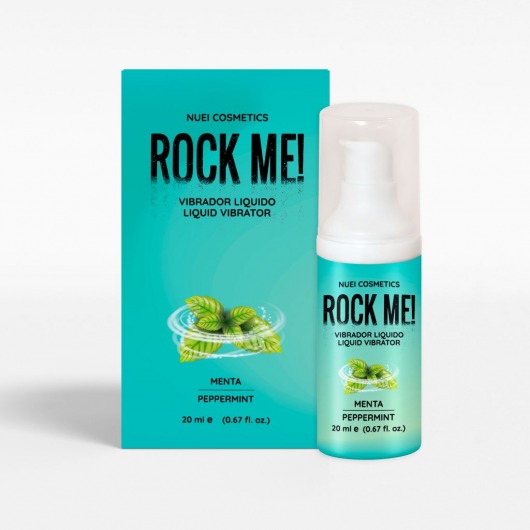 Жидкий вибратор Nuei Rock Me! с ароматом мяты - 20 мл. - Nuei cosmetics - купить с доставкой в Новом Уренгое