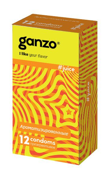 Ароматизированные презервативы Ganzo Juice - 12 шт. - Ganzo - купить с доставкой в Новом Уренгое