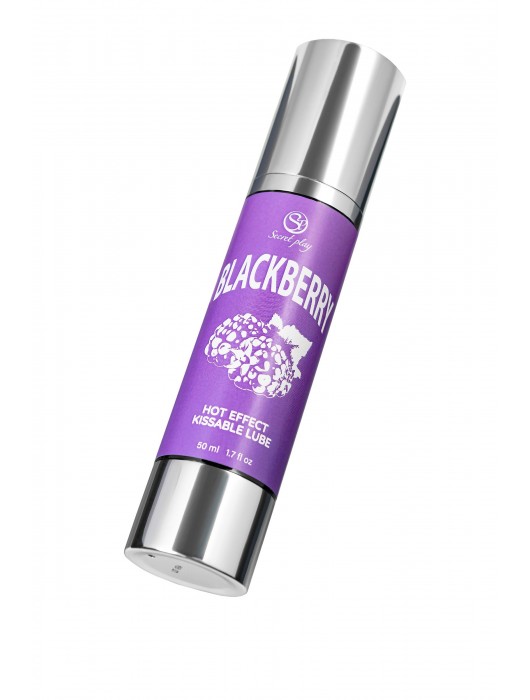 Массажное масло 2-в-1 Blackberry Hot Effect с разогревающим эффектом и вкусом ежевики - 50 мл. - Secret Play - купить с доставкой в Новом Уренгое