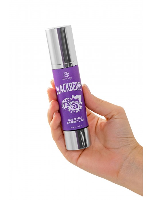 Массажное масло 2-в-1 Blackberry Hot Effect с разогревающим эффектом и вкусом ежевики - 50 мл. - Secret Play - купить с доставкой в Новом Уренгое