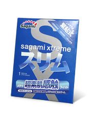 Презерватив Sagami Xtreme FEEL FIT 3D - 1 шт. - Sagami - купить с доставкой в Новом Уренгое