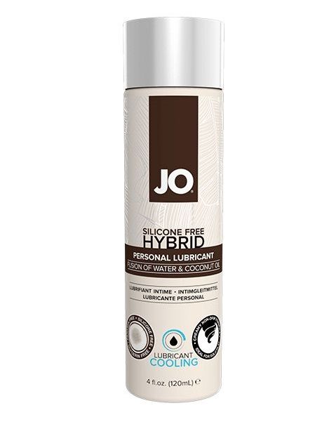 Водно-масляный лубрикант с охлаждающим эффектом JO Silicon free Hybrid Lubricant COOLING - 120 мл. - System JO - купить с доставкой в Новом Уренгое