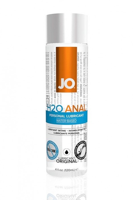 Анальный лубрикант на водной основе JO Anal H2O - 120 мл. - System JO - купить с доставкой в Новом Уренгое