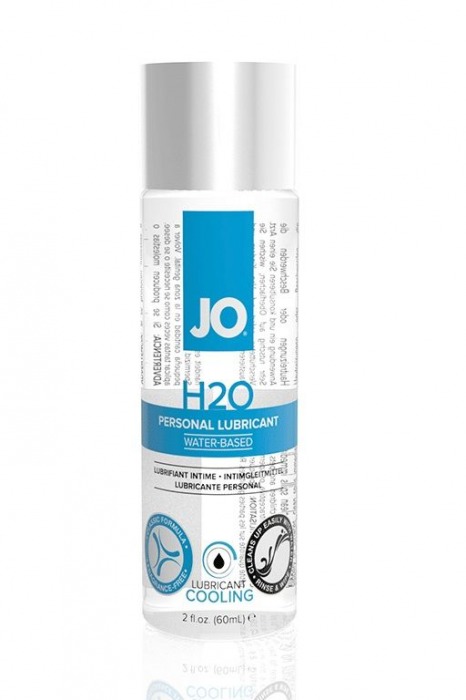 Охлаждающий лубрикант на водной основе JO Personal Lubricant H2O COOLING - 60 мл. - System JO - купить с доставкой в Новом Уренгое