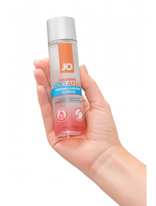 Анальный согревающий лубрикант на водной основе JO Anal H2O Warming - 120 мл. - System JO - купить с доставкой в Новом Уренгое