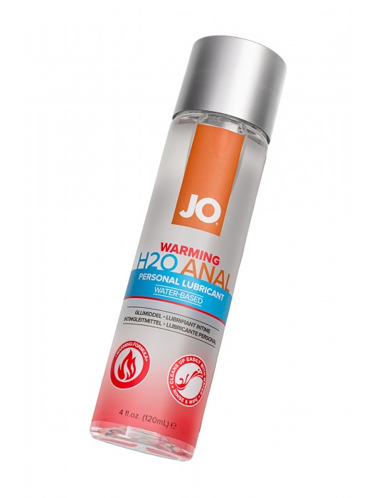 Анальный согревающий лубрикант на водной основе JO Anal H2O Warming - 120 мл. - System JO - купить с доставкой в Новом Уренгое