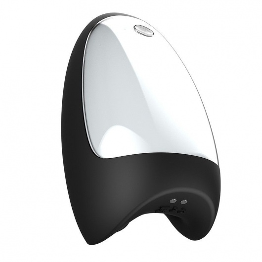 Черно-белый сквозной вибромастурбатор Hercules - Rends - в Новом Уренгое купить с доставкой