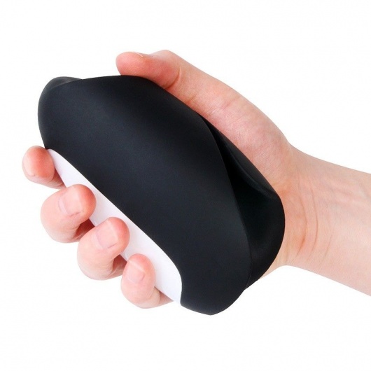 Черно-белый сквозной вибромастурбатор Hercules - Rends - в Новом Уренгое купить с доставкой