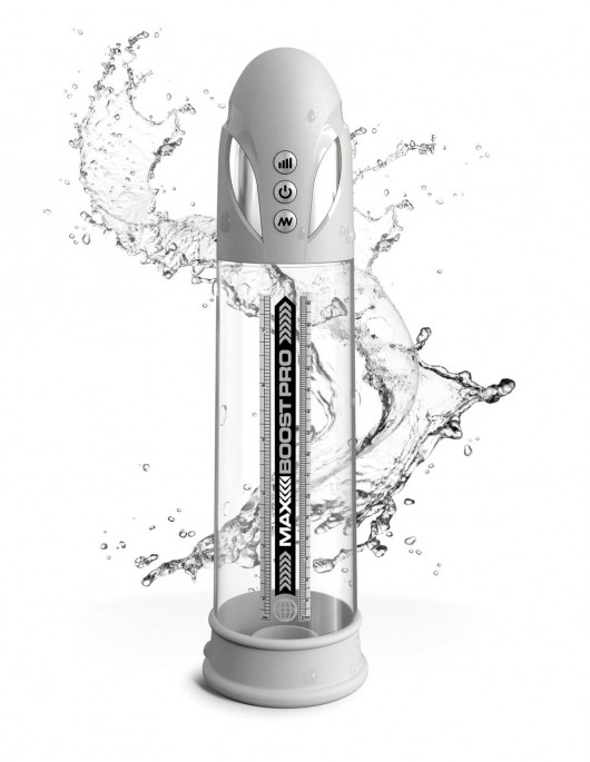 Белая вакуумная автоматическая помпа Max Boost Pro Flow - Pipedream - в Новом Уренгое купить с доставкой