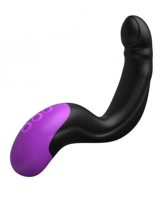 Черно-фиолетовый вибромассажёр простаты Hyper-Pulse P-Spot Massager - Pipedream - в Новом Уренгое купить с доставкой