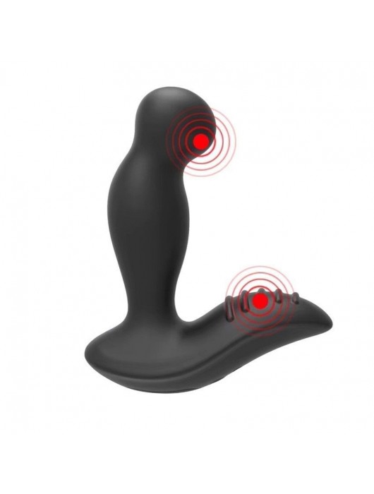 Черный вибромассажер простаты 3,5’’ P-spot Massager - 12,5 см. - Erokay - в Новом Уренгое купить с доставкой