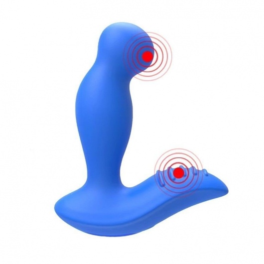 Синий вибромассажер простаты 3,5’’ P-spot Massager - 12,5 см. - Erokay - в Новом Уренгое купить с доставкой