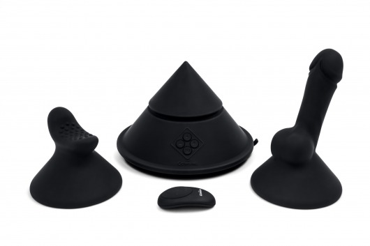 Конусный вибромассажер Cowgirl Cone с 2 насадками - CowGirl - купить с доставкой в Новом Уренгое
